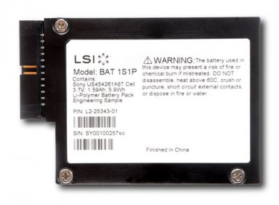 Батарея LSI LSIIBBU09 For MegaRAID SAS 9265, 9266, 9270, 9271, 9285, 9286 Series