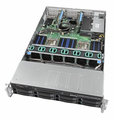 Серверная платформа Intel R2308WTTYSR 2U, 2xE5-2600V3/V4, 24xDDR4, 8x3.5 HDD, 1+0 1100W R2308WTTYSR