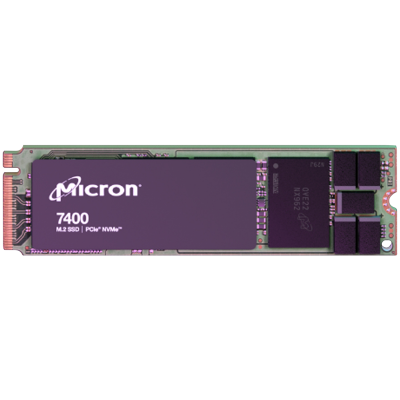 Накопитель SSD Micron 7400 PRO, PCIe M.2, 3D TLC, 3840Gb