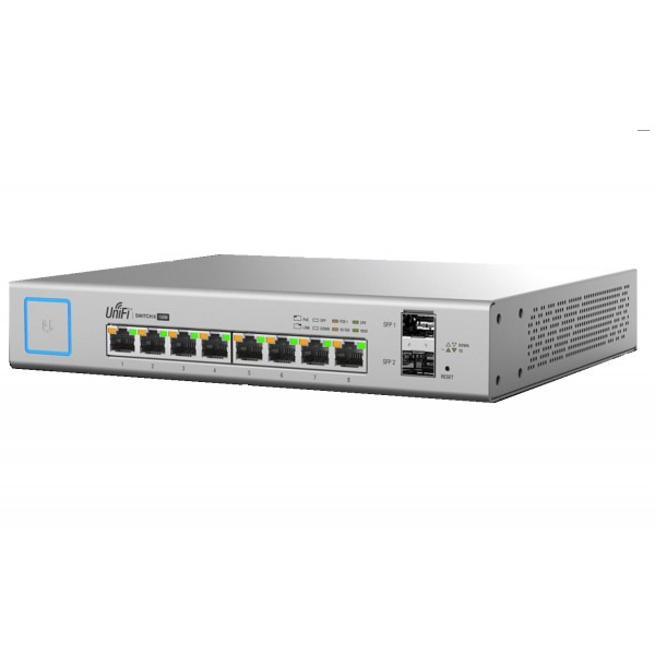 Коммутатор Ubiquiti UniFi Switch PoE 8 портов 150W US-8-150W
