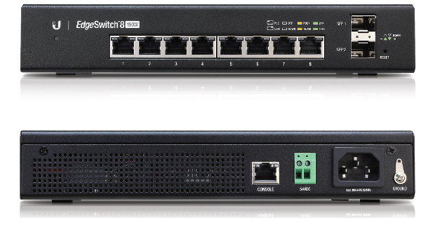 Коммутатор Ubiquiti EdgeSwitch PoE 8 портов 150W ES-8-150W