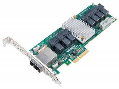 Expander жестких дисков Adaptec AEC-82885T SGL (SAS12G, 28int (7xSFF8643), 8ext(2xSFF8644), Каб.отд)