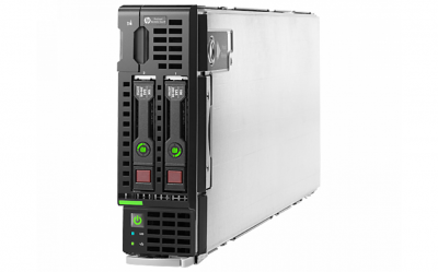 Блейд-сервер BL460c Gen8, 2 процессора Intel 8C E5-2660 2.20GHz, 48GB DRAM, P220i/512MB, 2x10Gb 554FLB