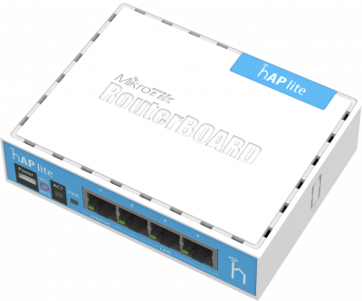 Беспроводной маршрутизатор Mikrotik hAP lite (RouterOS L4)