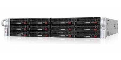Сервер Supermicro 826E16-R1200LPB(X9DRi-LN4F+), 2 процессора Intel Xeon 8C E5-2660 2.20GHz, 48GB DRAM