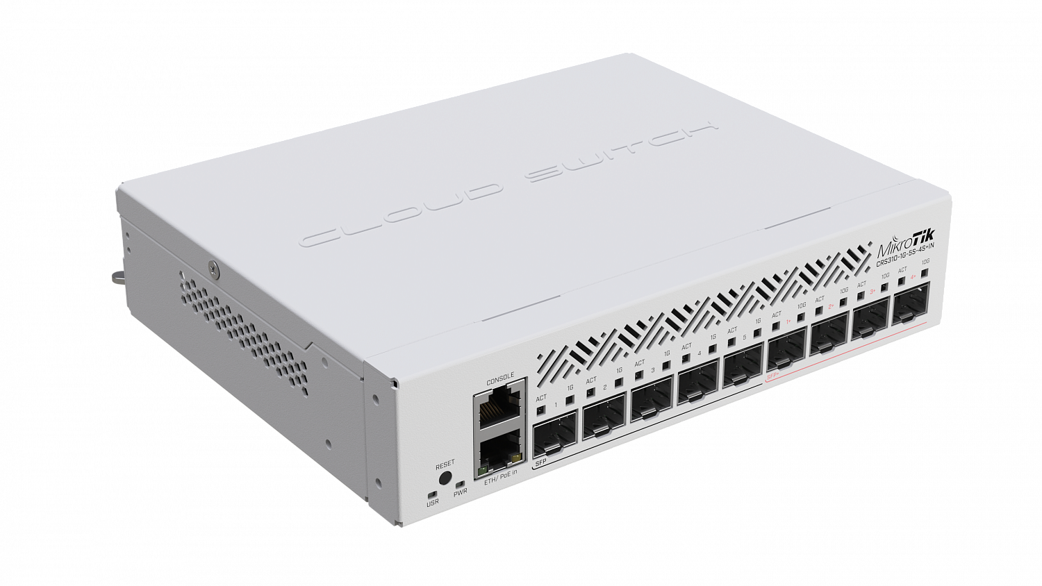 Коммутатор MikroTik Cloud Router Switch CRS310-1G-5S-4S+IN