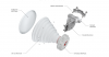 Симметричная рупорная антенна RF elements HG3-TP-S80 5GHz 10dBi HG3-TP-S80