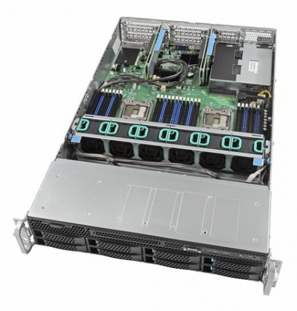 Серверная платформа Intel R2308WTTYSR 2U, 2xE5-2600V3/V4, 24xDDR4, 8x3.5 HDD, 1+0 1100W R2308WTTYSR