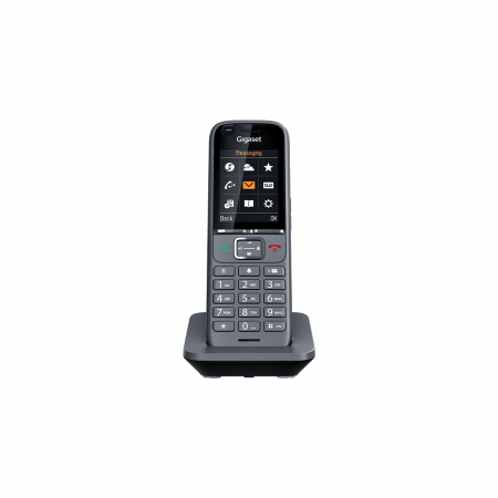 SIP-телефон Gigaset S700H PRO, DECT трубка, цветной дисплей, HD звук, IP40, виброоповещение S30852-H2974-S302