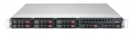 Платформа Supermicro 1U SYS-1029P-WTR, До двух процессоров Intel Xeon Scalable, DDR4, 8x2,5" HDD SATA, 2x1000Base-T SYS-1029P-WTR