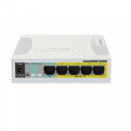 Коммутатор MikroTik CSS106-1G-4P-1S CSS106-1G-4P-1S