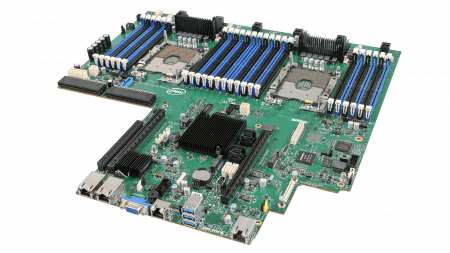 Серверная платформа Intel R2308WTTYSR 2U, 2xE5-2600V3/V4, 24xDDR4, 8x3.5 HDD, 1+0 1100W R2308WTTYSR