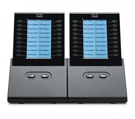 Блок расширения Cisco CP-CKEM-C для телефонных аппаратов Cisco CP-8900, CP-9900, черный CP-CKEM-C=