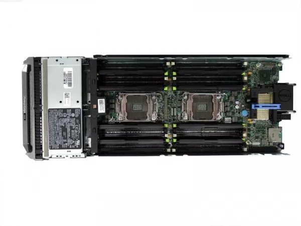Блейд-сервер DELL PowerEdge M620, 2 процессора Intel 8C E5-2650L 1.80GHz, 16GB DRAM, PERC H310, 2x10Gb 57810-k DELL_M620_2xE5-2650L_16GB