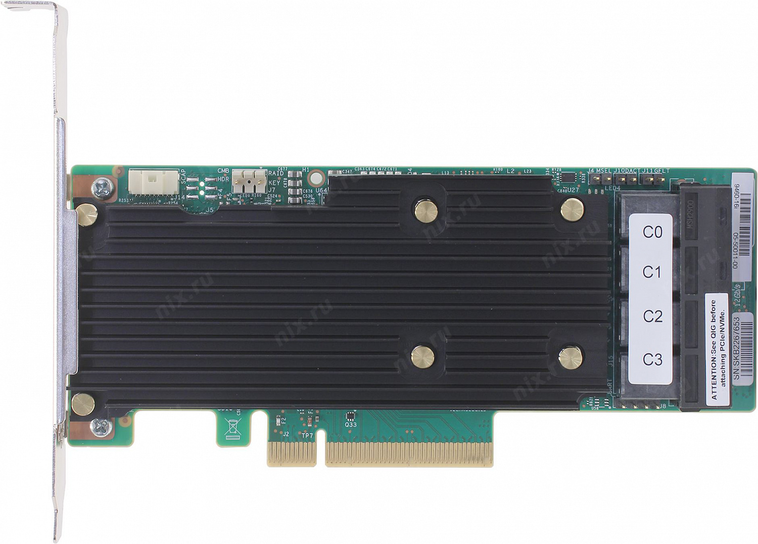 Контроллер LSI MegaRAID SAS 9460-16i, 05-50011-00, 12Gb/s, SAS/SATA/NVMe 16-port int