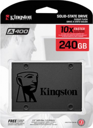 Накопитель SSD Kingston SATA-III 240GB SA400S37/240G A400 2.5" SA400S37/240G